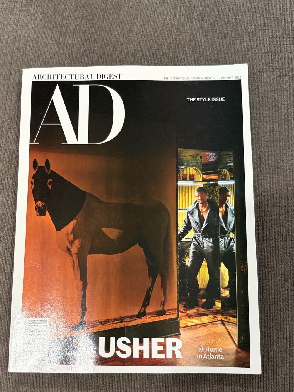 Architectural Digest Magazine - September 2026 - Usher - NEVER READ!  home decor